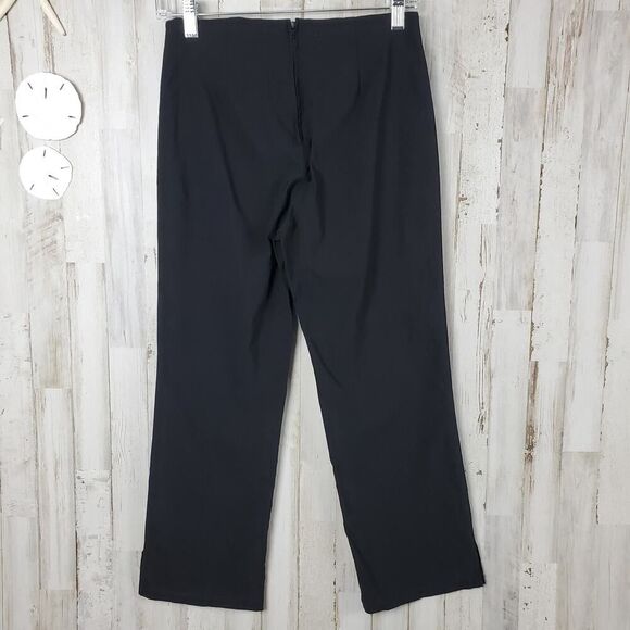 Nally & Millie Floral Rhinestone Pants Black Size Medium - Picture 6 of 7